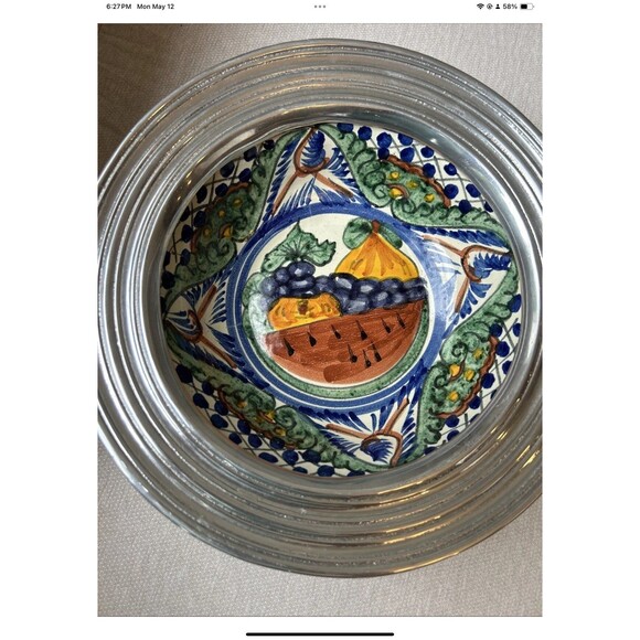 Original Talavera Puebla Mexican Folk Art Hand Painted...